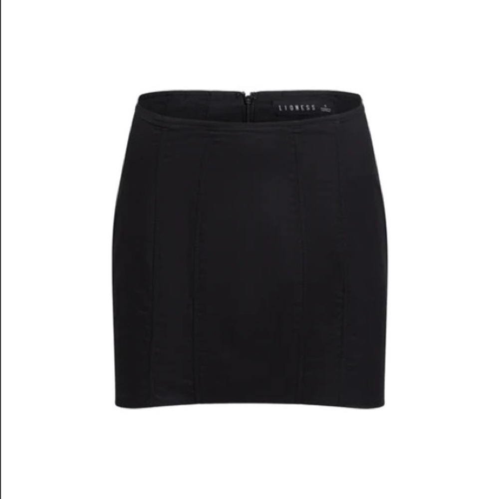 Lioness Venetian Corset Mini Skirt - Black (Size XS) - NEW WITH TAGS